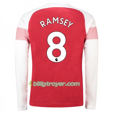 Billige Fotballdrakter Arsenal Ramsey 8 Hjemmedraktsett 2018/19 Langermet